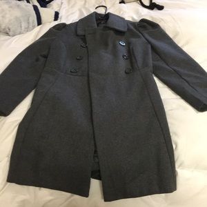 Grey coat